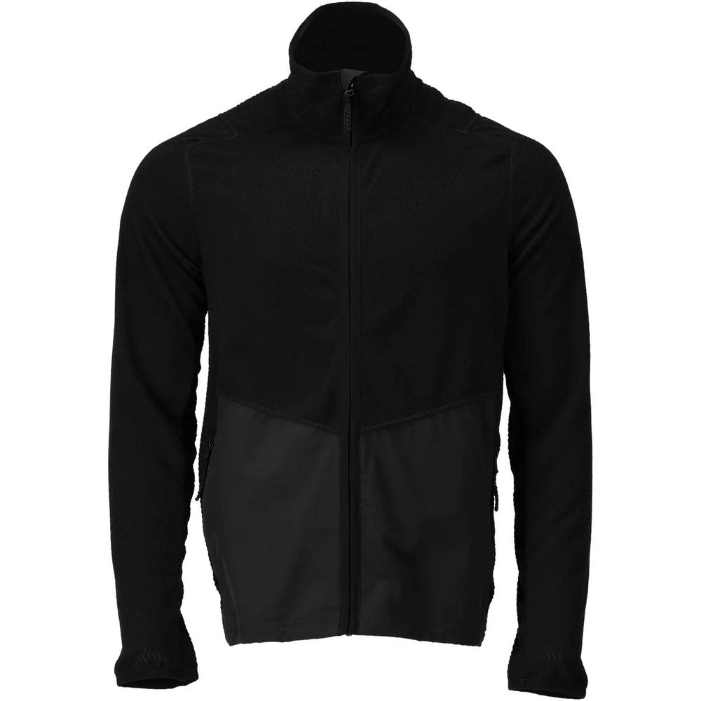 Black - Front - Mascot Mens Customised Patterned Fleece Jacket