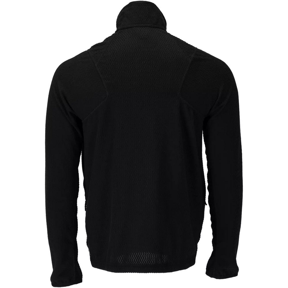 Black - Back - Mascot Mens Customised Patterned Fleece Jacket