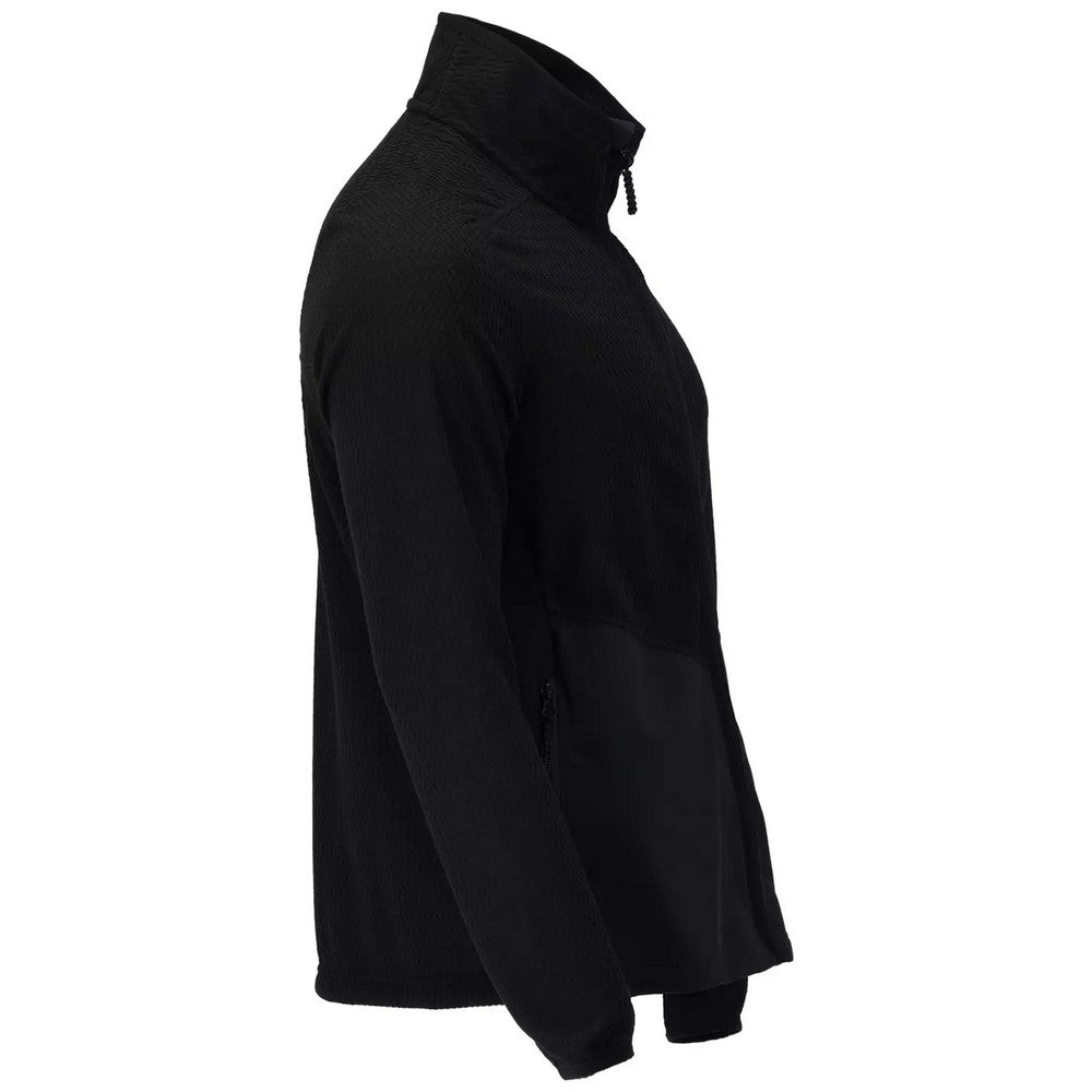 Black - Side - Mascot Mens Customised Patterned Fleece Jacket