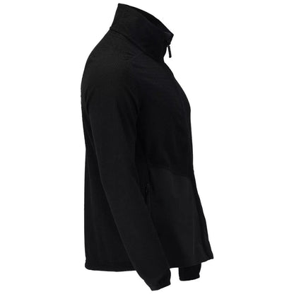 Black - Side - Mascot Mens Customised Patterned Fleece Jacket