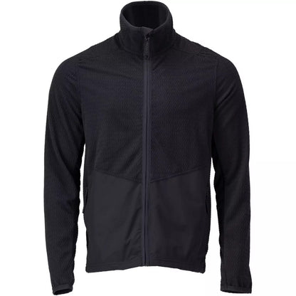 Dark Navy - Front - Mascot Mens Customised Patterned Fleece Jacket
