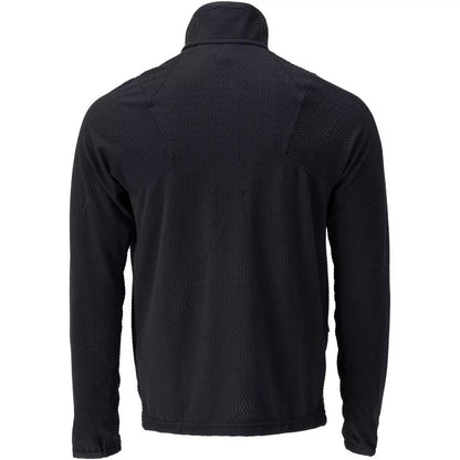 Dark Navy - Back - Mascot Mens Customised Patterned Fleece Jacket