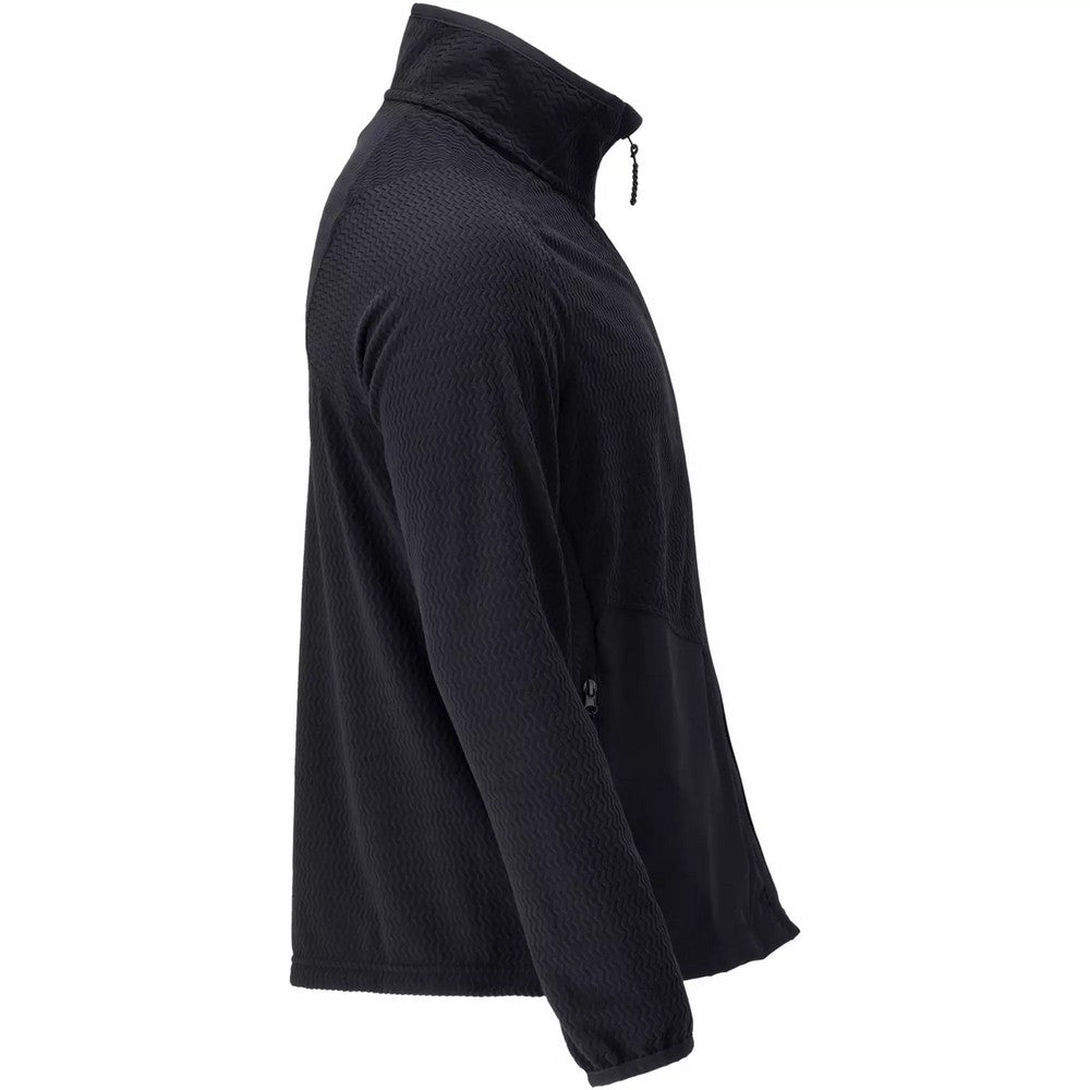Dark Navy - Side - Mascot Mens Customised Patterned Fleece Jacket
