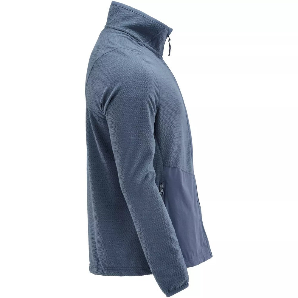 Stone Blue - Side - Mascot Mens Customised Patterned Fleece Jacket