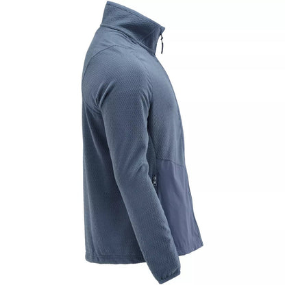 Stone Blue - Side - Mascot Mens Customised Patterned Fleece Jacket