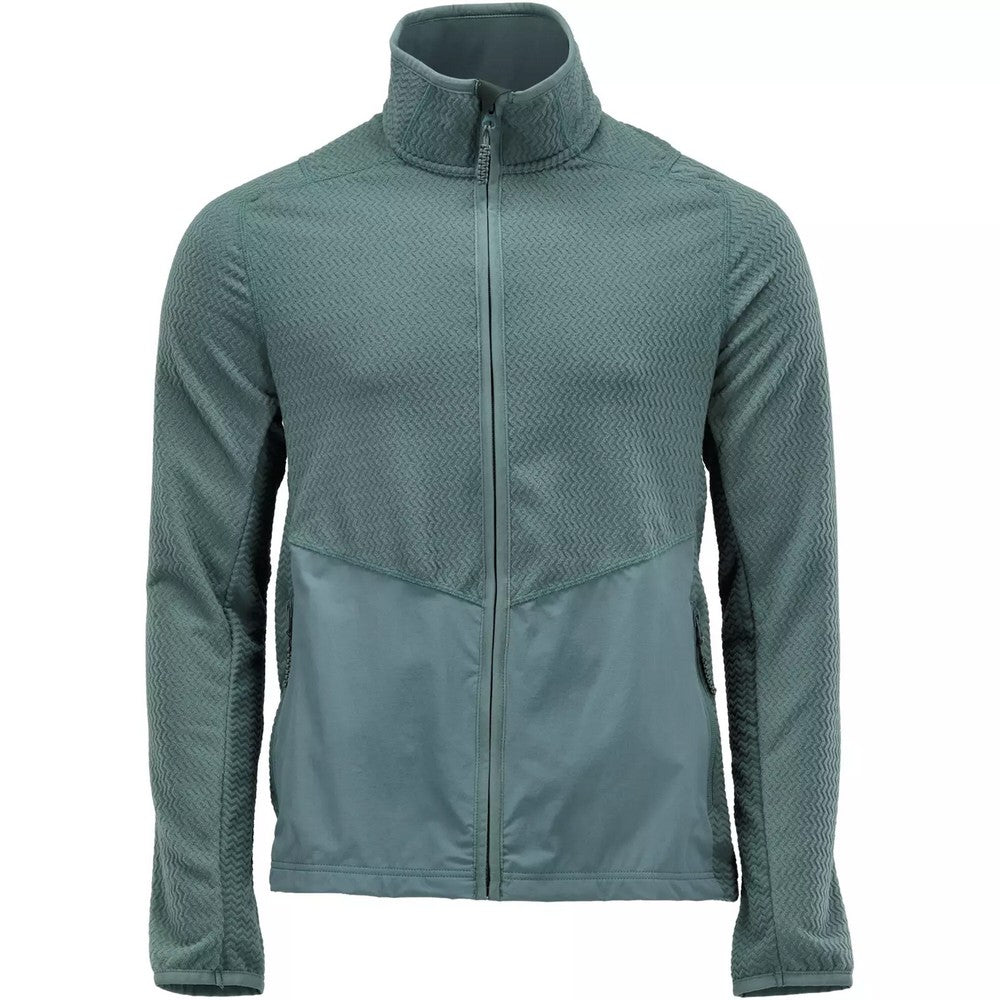 Light Forest Green - Front - Mascot Mens Customised Patterned Fleece Jacket