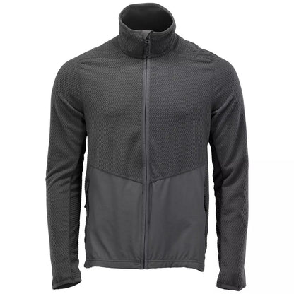 Stone Grey - Front - Mascot Mens Customised Patterned Fleece Jacket