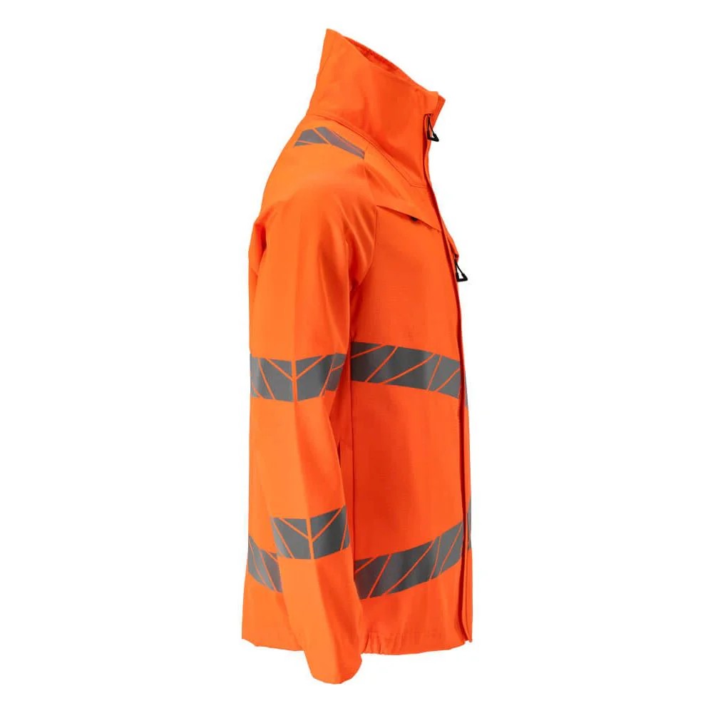 Hi Vis Orange - Back - Mascot Mens Accelerate Safe Hi-Vis Jacket