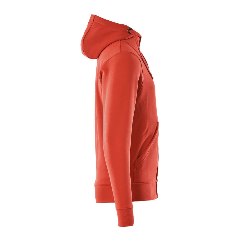 Traffic Red - Side - Mascot Mens Crossover Gimont Full Zip Hoodie