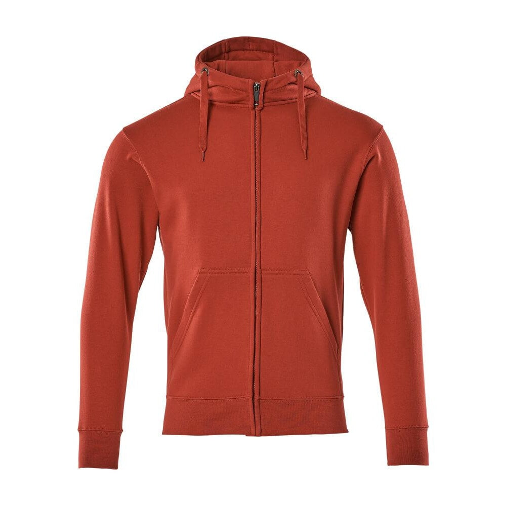 Red - Front - Mascot Mens Crossover Gimont Full Zip Hoodie