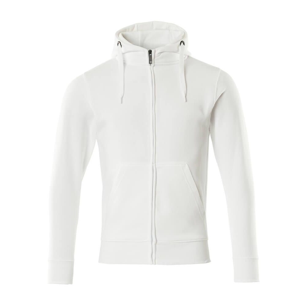 White - Front - Mascot Mens Crossover Gimont Full Zip Hoodie