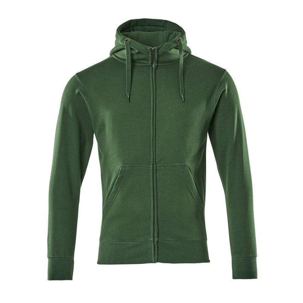 Green - Front - Mascot Mens Crossover Gimont Full Zip Hoodie