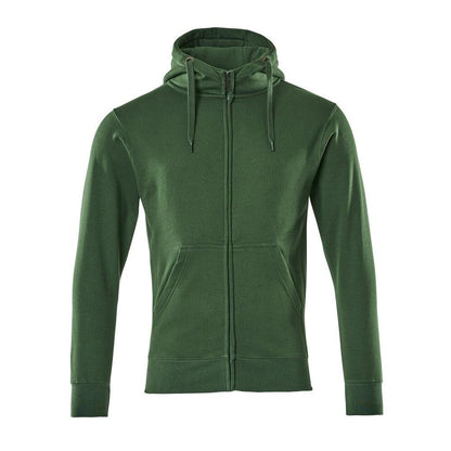 Green - Front - Mascot Mens Crossover Gimont Full Zip Hoodie