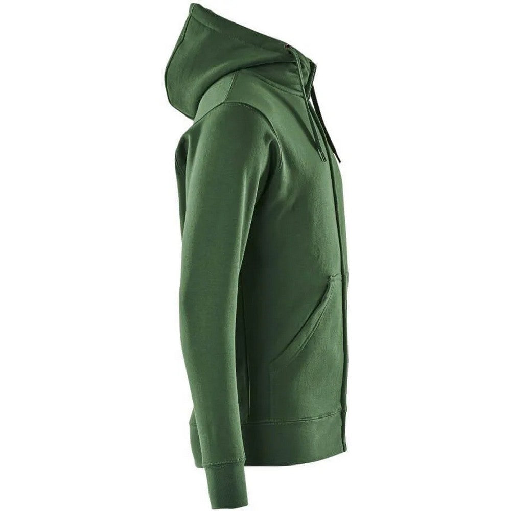 Green - Side - Mascot Mens Crossover Gimont Full Zip Hoodie
