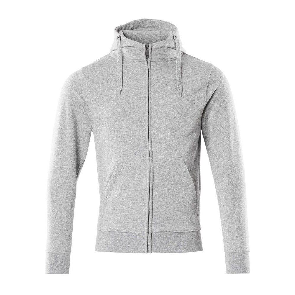 Grey Flecked - Front - Mascot Mens Crossover Gimont Full Zip Hoodie