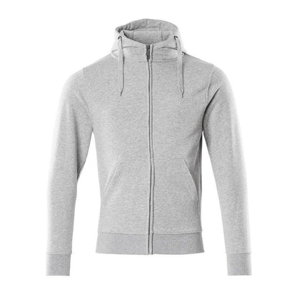Grey Flecked - Front - Mascot Mens Crossover Gimont Full Zip Hoodie