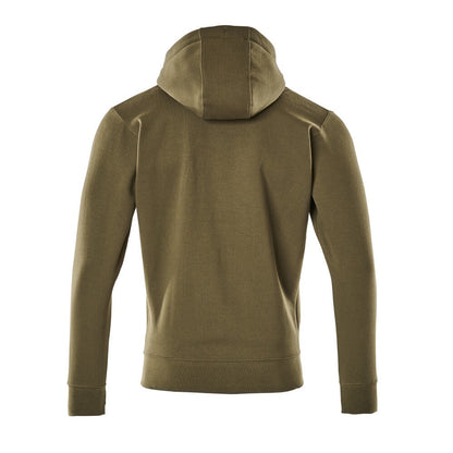 Moss Green - Back - Mascot Mens Crossover Gimont Full Zip Hoodie