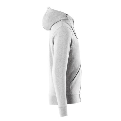 Grey Flecked - Side - Mascot Mens Crossover Gimont Full Zip Hoodie