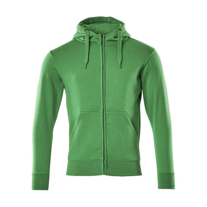 Grass Green - Front - Mascot Mens Crossover Gimont Full Zip Hoodie