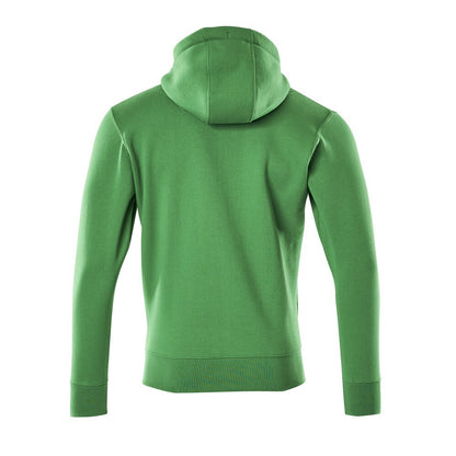 Grass Green - Back - Mascot Mens Crossover Gimont Full Zip Hoodie