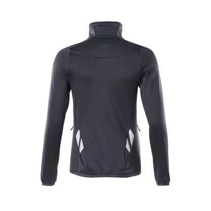 Dark Navy - Back - Mascot Womens-Ladies Accelerate Plain Fleece Half Zip Jumper