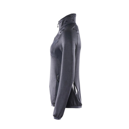 Dark Navy - Lifestyle - Mascot Womens-Ladies Accelerate Plain Fleece Half Zip Jumper