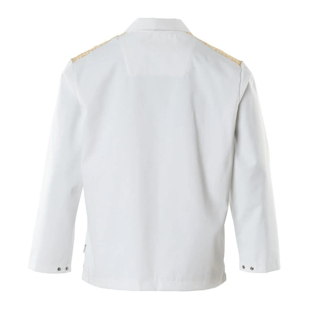 White-Curry-Gold - Back - Mascot Mens Smock Food & Care Kaftan