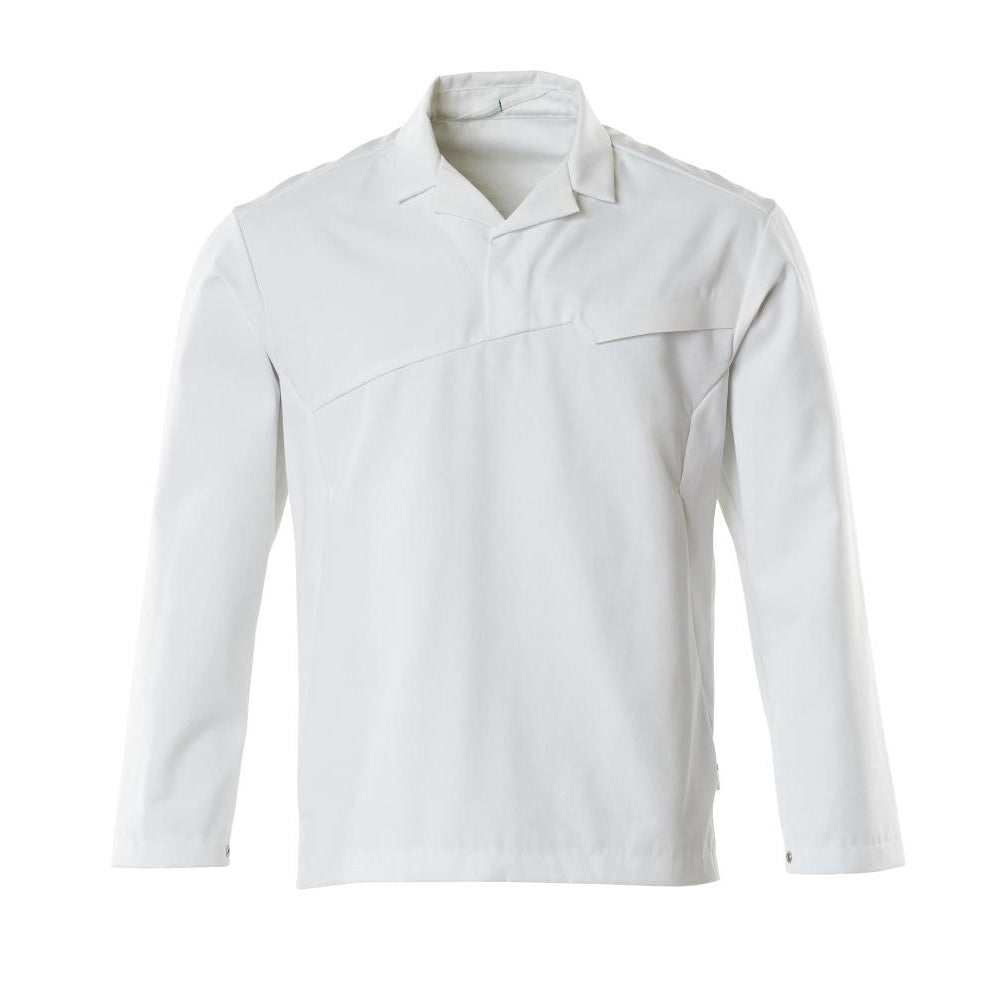 White - Front - Mascot Mens Smock Food & Care Kaftan