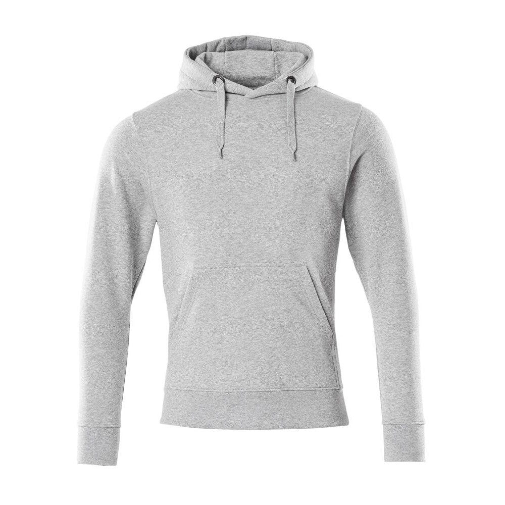 Grey Flecked - Front - Mascot Mens Crossover Revel Hoodie