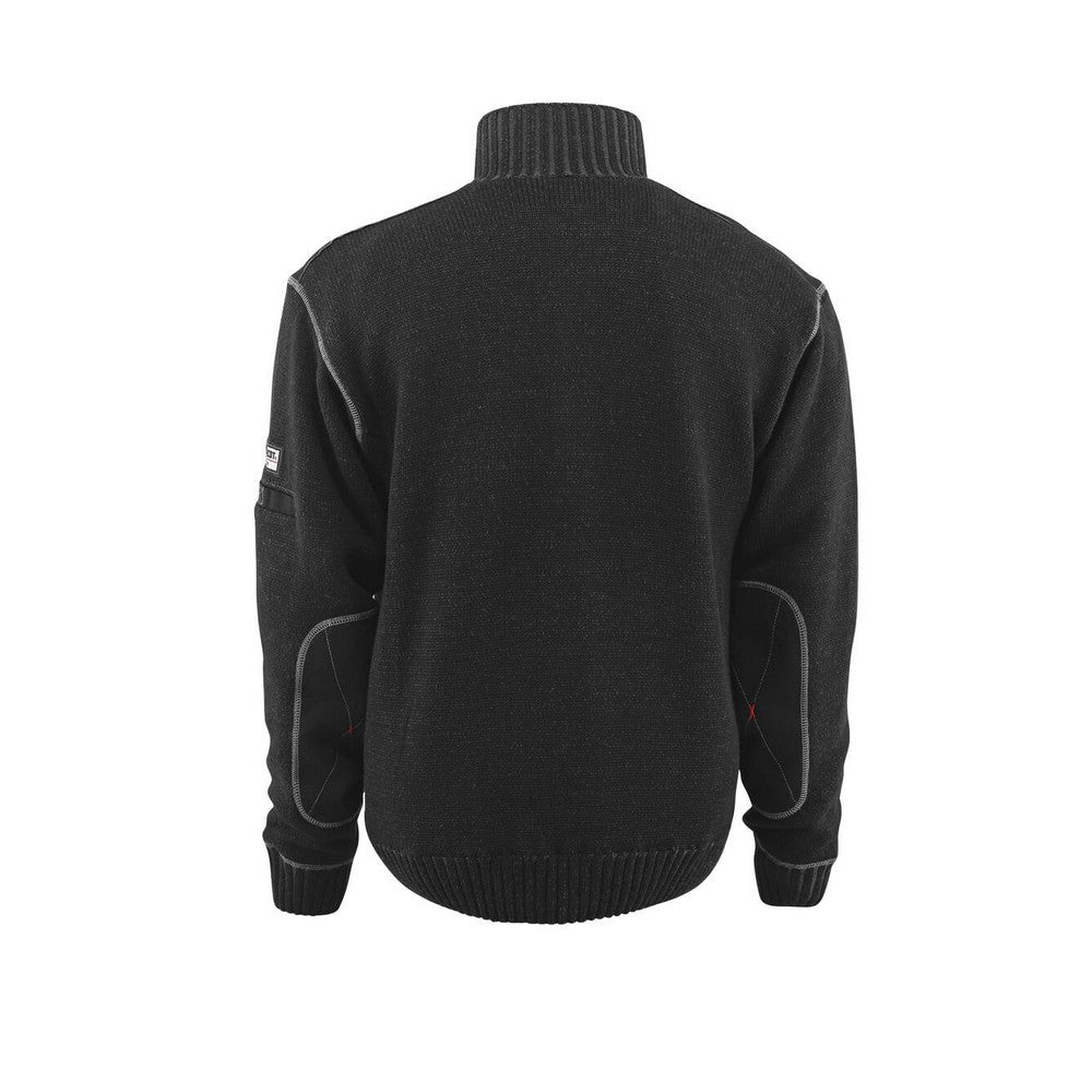 Black - Back - Mascot Mens Naxos Frontline Jumper