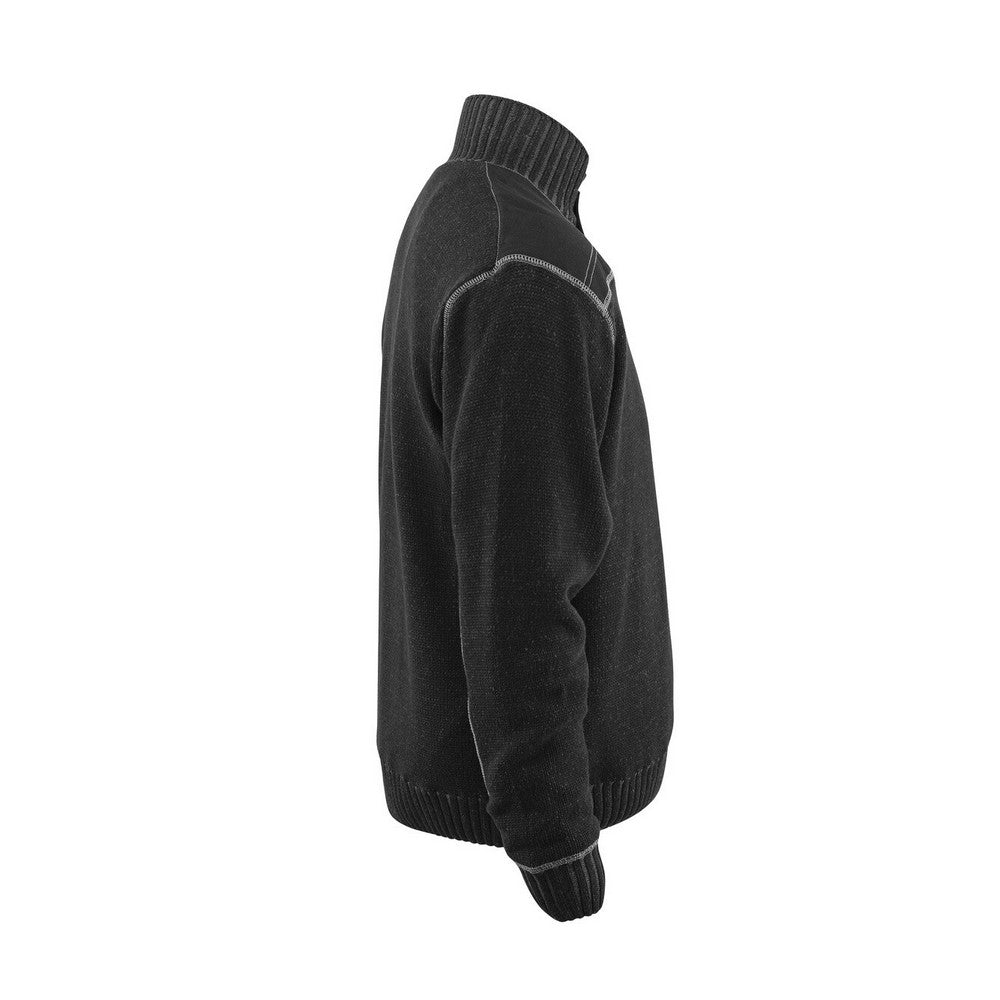 Black - Side - Mascot Mens Naxos Frontline Jumper