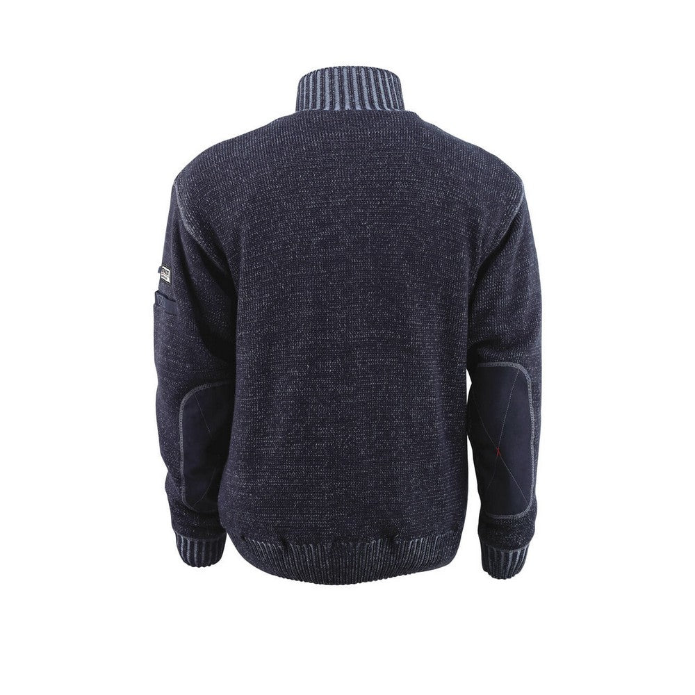Blue Grey - Back - Mascot Mens Naxos Frontline Jumper