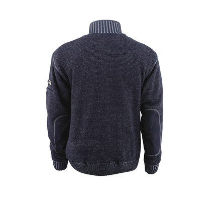 Blue Grey - Back - Mascot Mens Naxos Frontline Jumper