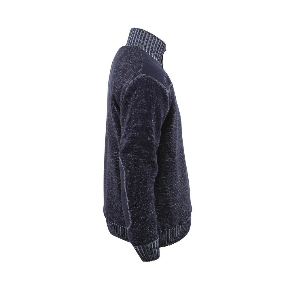 Blue Grey - Side - Mascot Mens Naxos Frontline Jumper