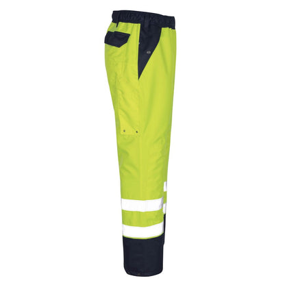 Hi Vis Yellow-Navy - Side - Mascot Mens Safe Image Over Trousers