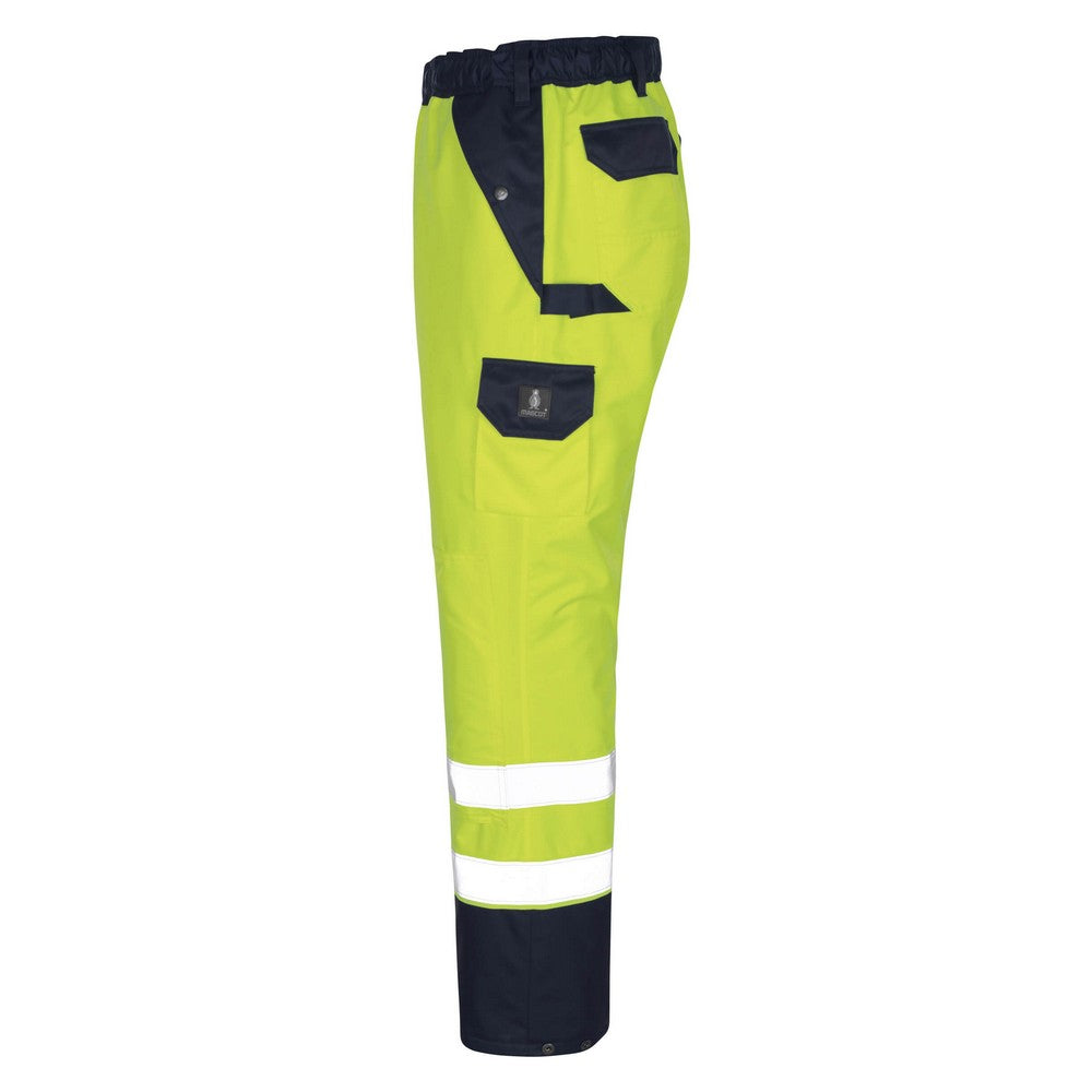 Hi Vis Yellow-Navy - Lifestyle - Mascot Mens Safe Image Over Trousers