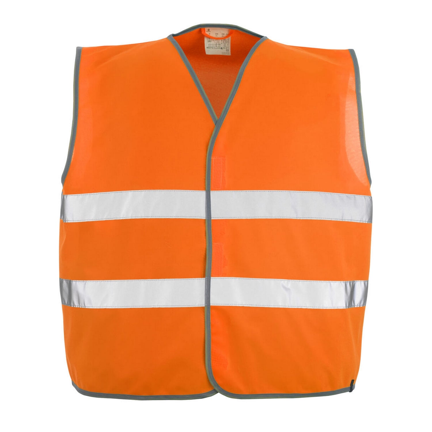 Hi Vis Orange - Front - Mascot Unisex Adult Weyburn Safety Classic Hi-Vis Vest