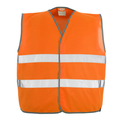 Hi Vis Orange - Front - Mascot Unisex Adult Weyburn Safety Classic Hi-Vis Vest