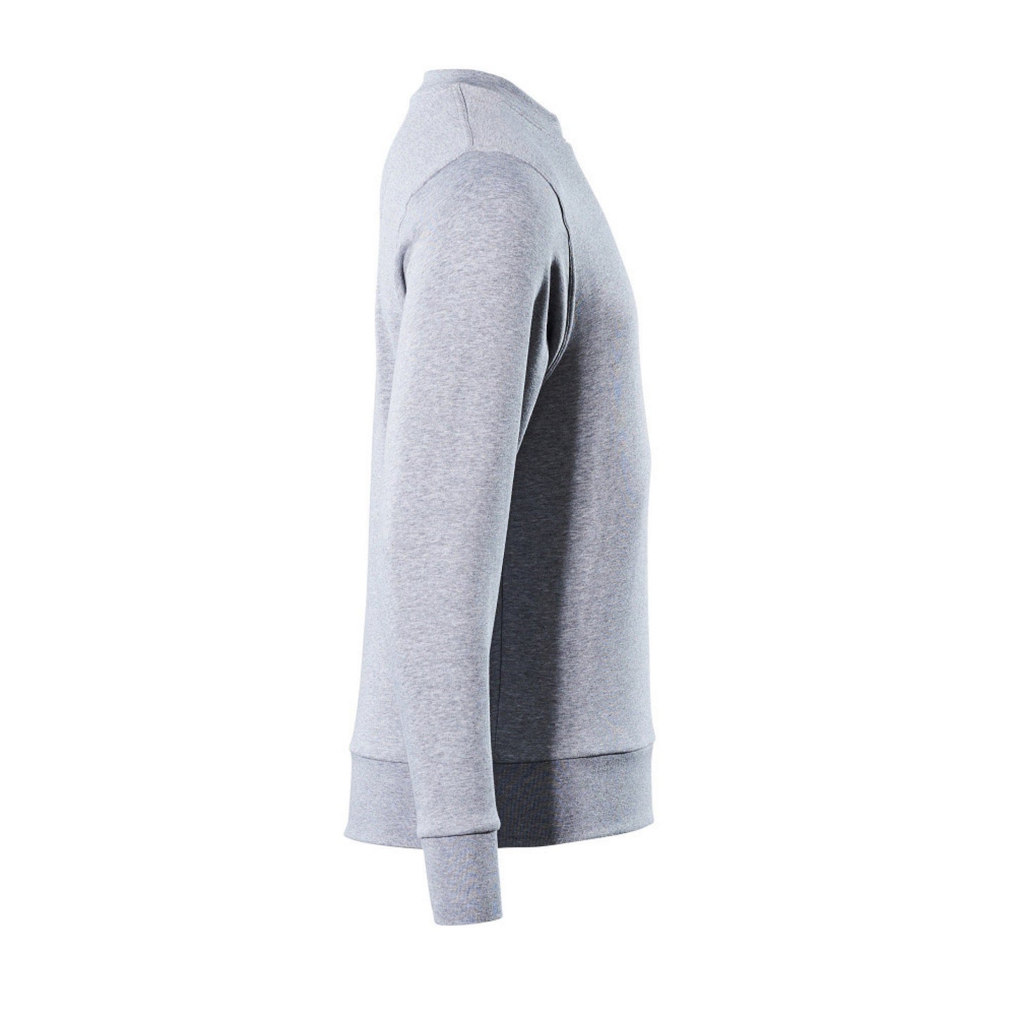 Grey Flecked - Side - Mascot Mens Crossover Modern Sweatshirt