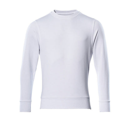 White - Front - Mascot Mens Crossover Modern Sweatshirt