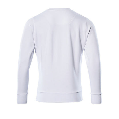 White - Back - Mascot Mens Crossover Modern Sweatshirt