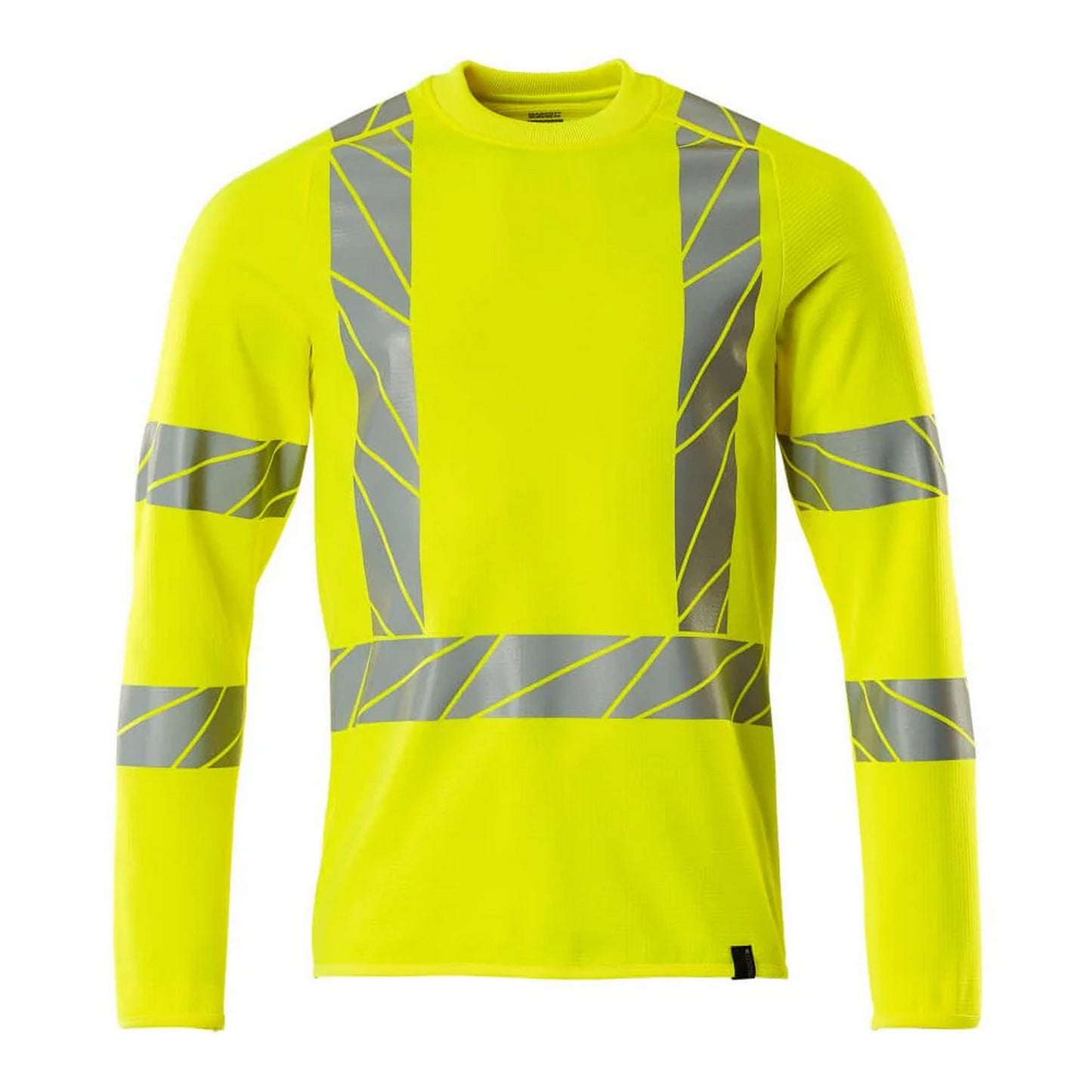 Hi Vis Yellow - Front - Mascot Mens Accelerate Safe Sweatshirt