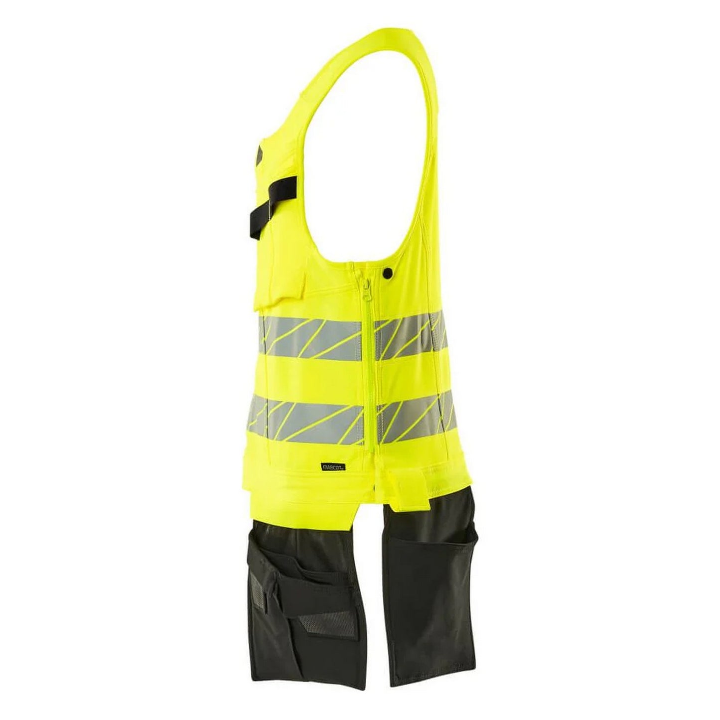 Hi Vis Yellow-Black - Lifestyle - Mascot Mens Accelerate Safe Tool Vest