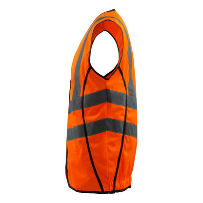 Hi Vis Orange - Side - Mascot Unisex Adult Safe Supreme Wingate Hi-Vis Vest