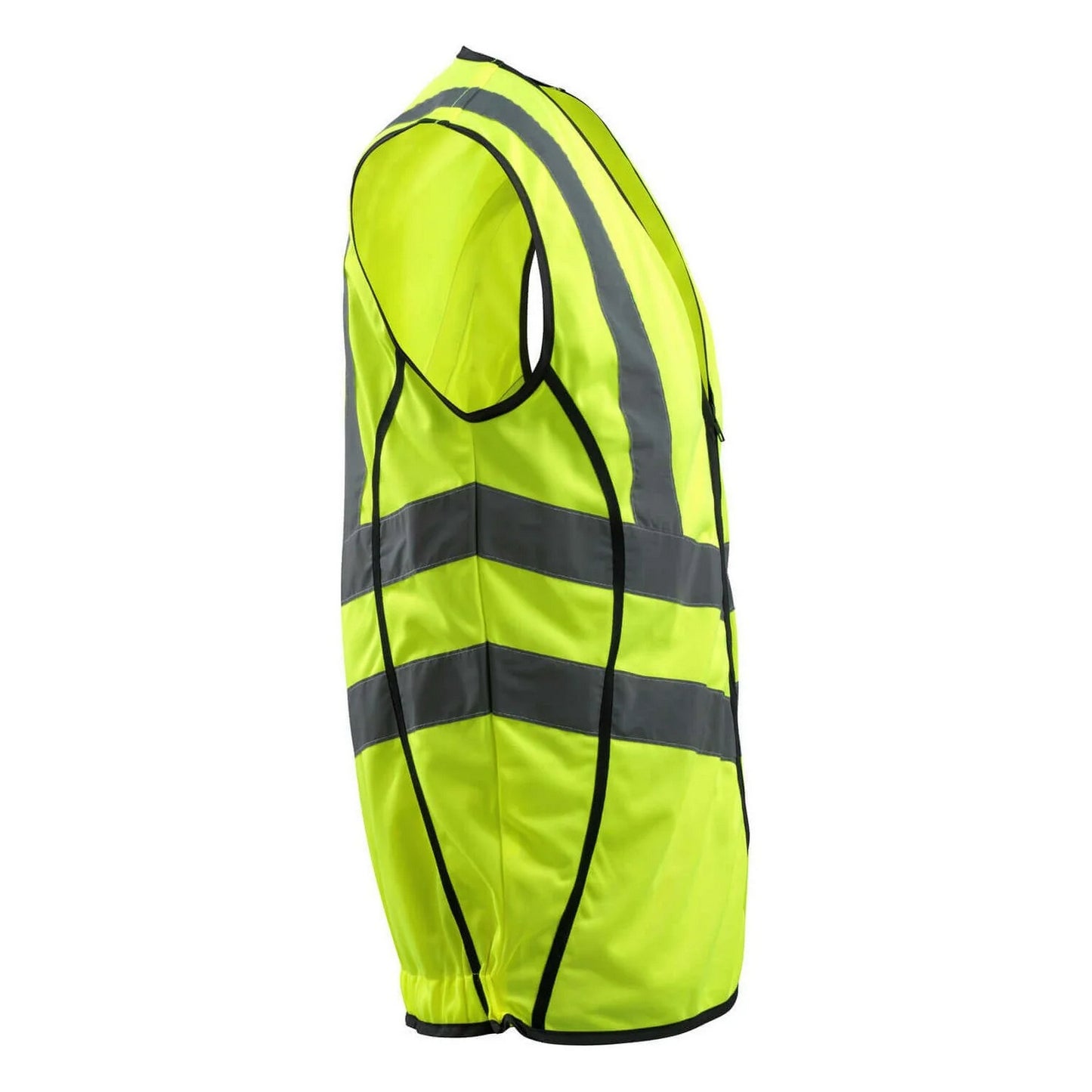 Hi Vis Yellow - Back - Mascot Unisex Adult Safe Supreme Wingate Hi-Vis Vest