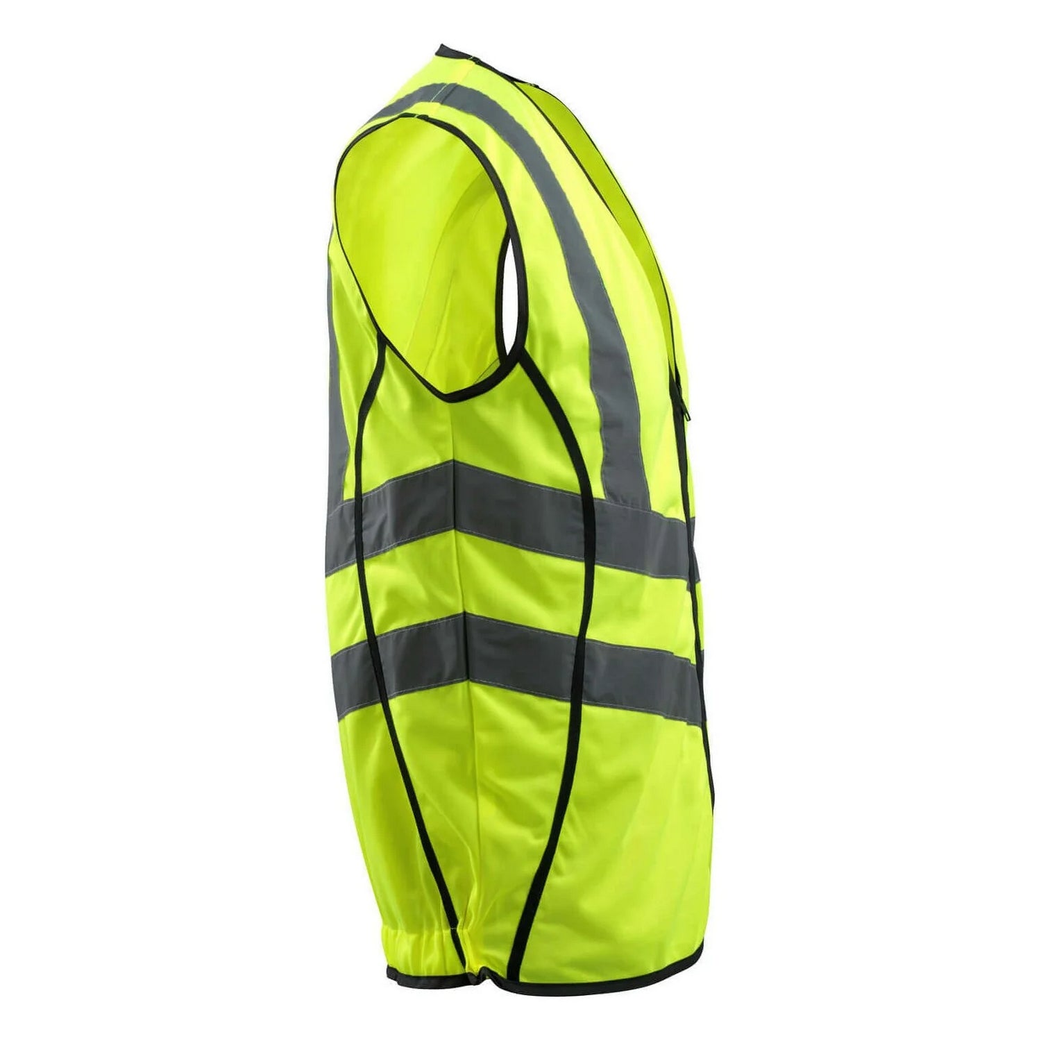 Hi Vis Yellow - Back - Mascot Unisex Adult Safe Supreme Wingate Hi-Vis Vest