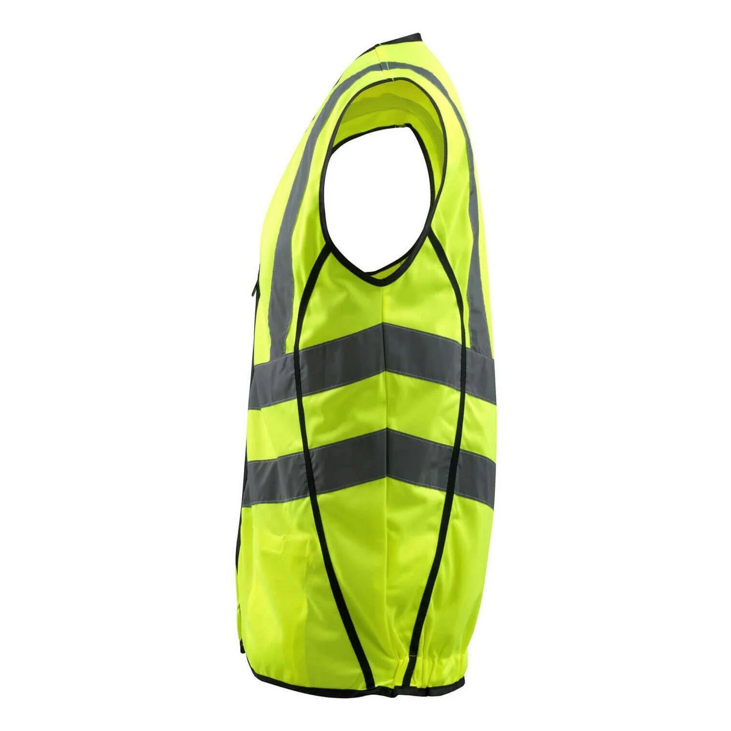 Hi Vis Yellow - Side - Mascot Unisex Adult Safe Supreme Wingate Hi-Vis Vest