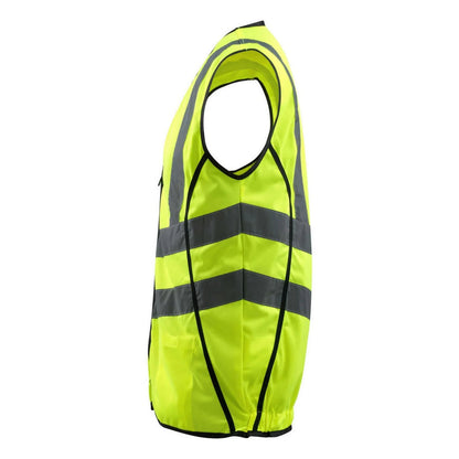 Hi Vis Yellow - Side - Mascot Unisex Adult Safe Supreme Wingate Hi-Vis Vest
