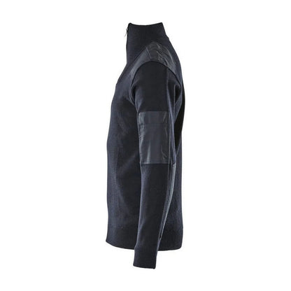 Dark Navy - Lifestyle - Mascot Mens Frontline Knitted Half Zip Jumper