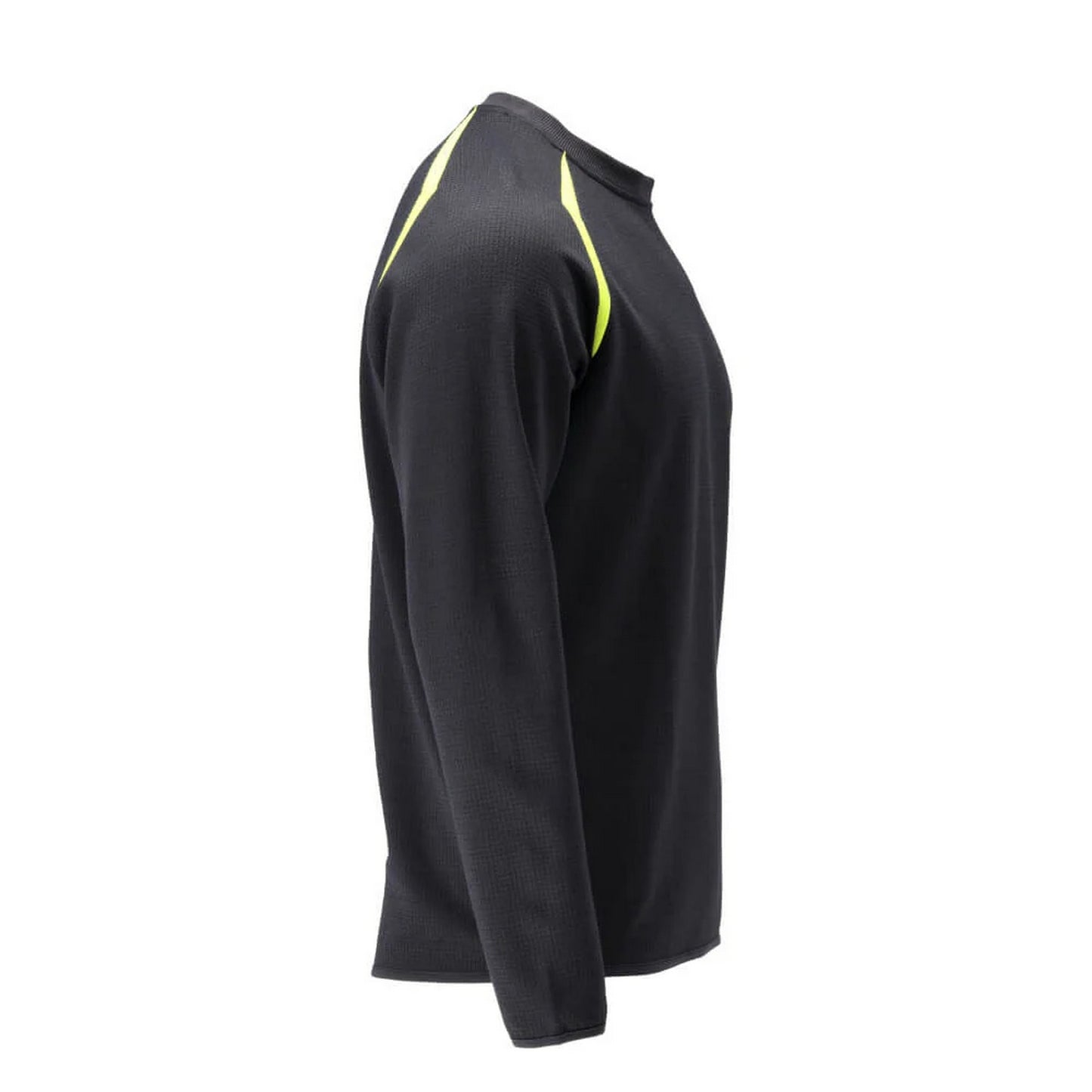 Dark Navy-Hi Vis Yellow - Back - Mascot Mens Accelerate Multisafe Crew Neck Sweatshirt